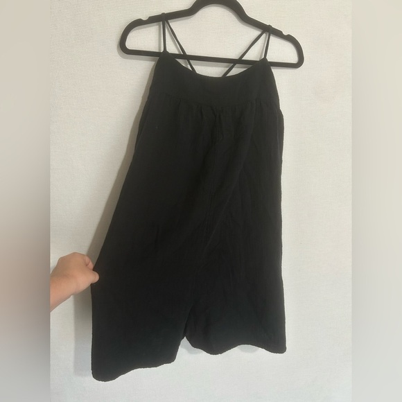 Madewell Pants - Madewell gauze textured romper with pockets